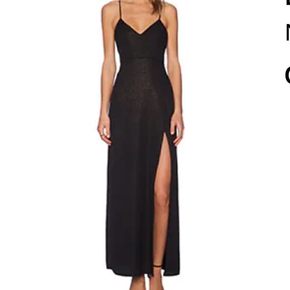 NBD x Naven Twins Honey Maxi Dress in Black size XS